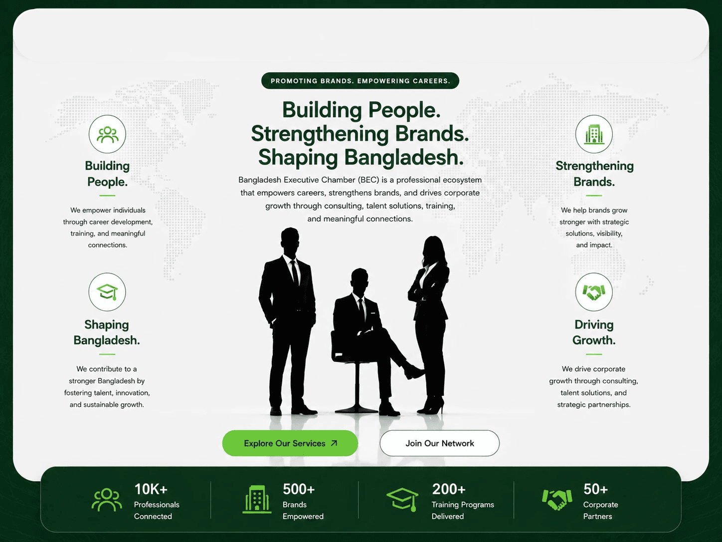 Bangladesh Executive Chamber — Brand Building for Startups